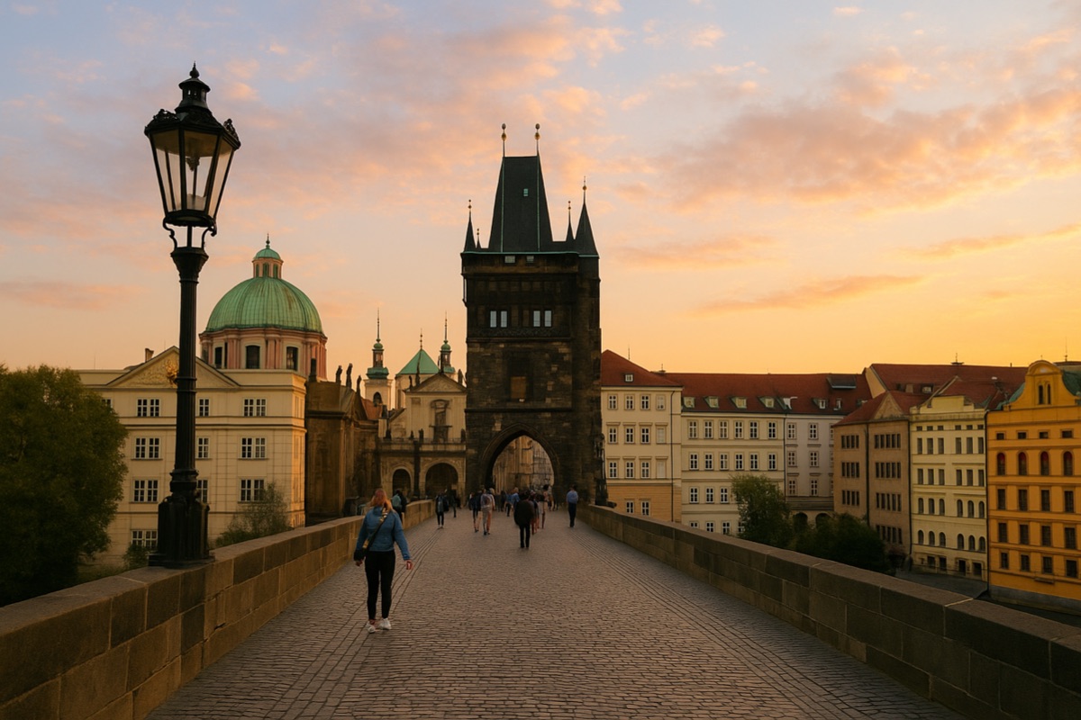 “Charles Bridge, Prague — a timeless view captured during a Trips With Sam journey.”
