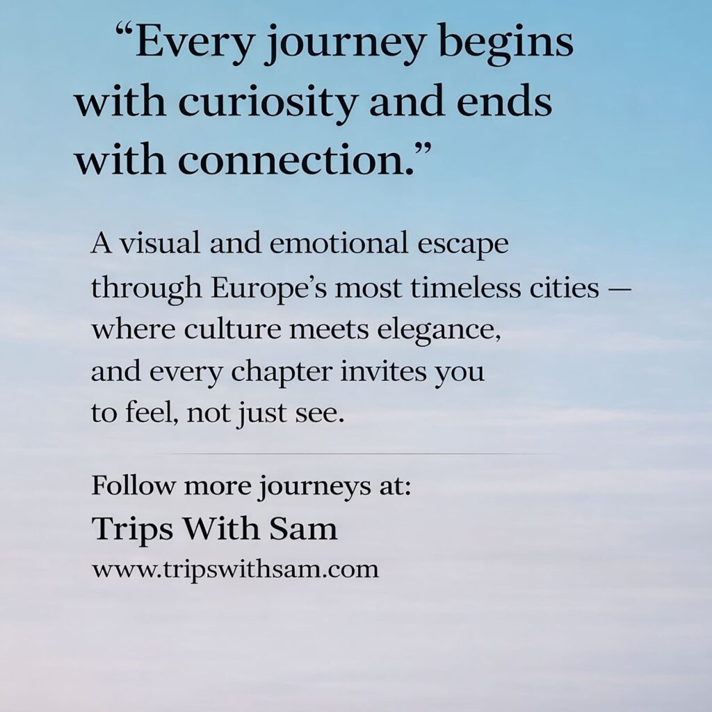 European Travel Book – Top 10 European Escapes Book back cover by Sam Bhandari