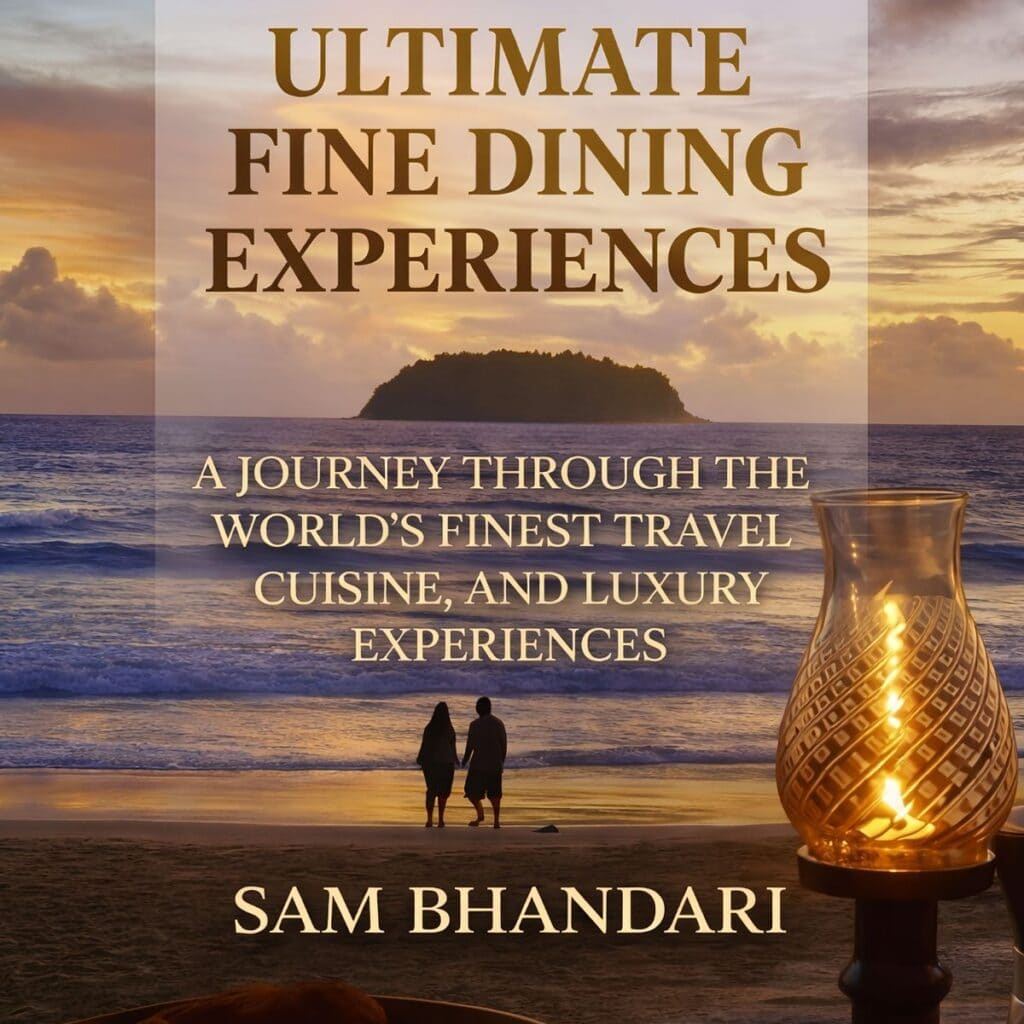 The Ultimate Fine Dining Experiences fine dining book cover featuring luxury culinary photography
