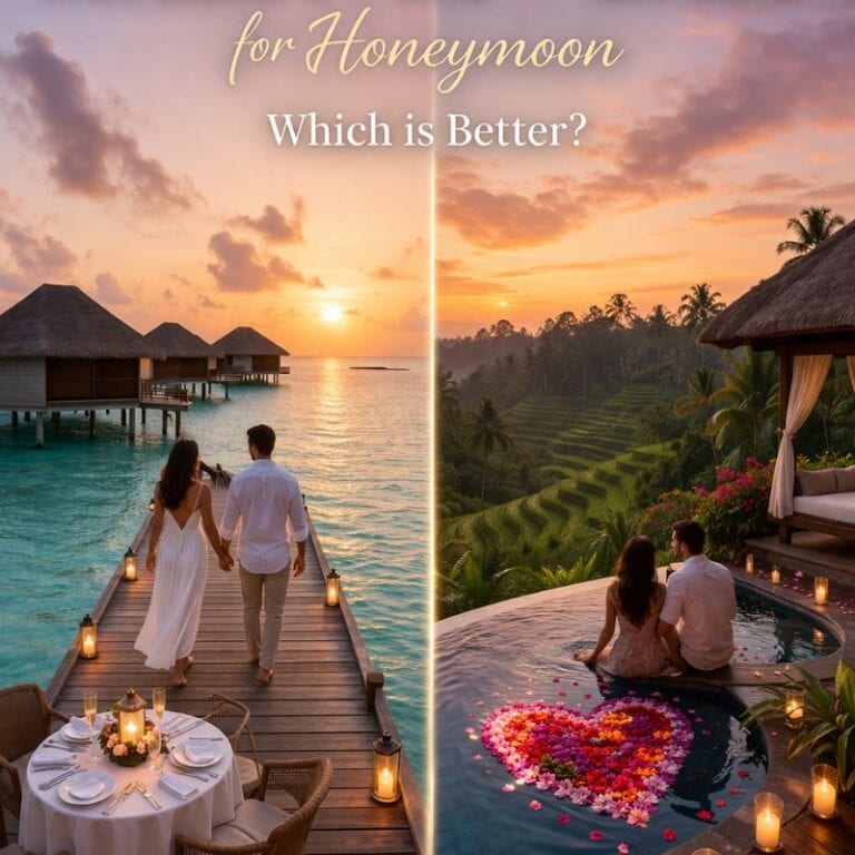 Maldives vs Bali for Honeymoon: Which is Better?