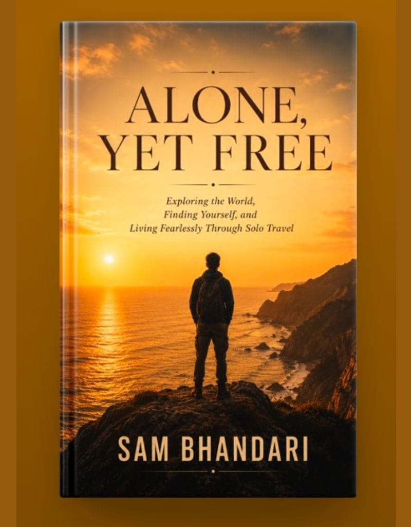 Solo Travel Book: Alone Yet Free by Sam Bhandari