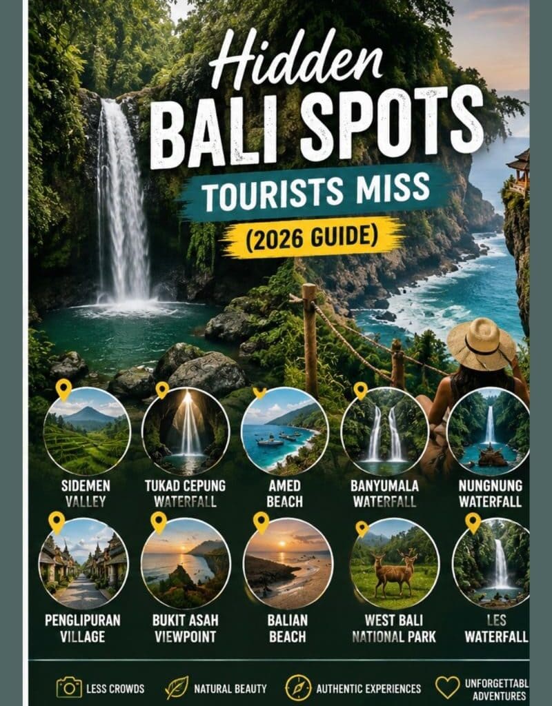 Hidden Bali Spots Tourists Miss