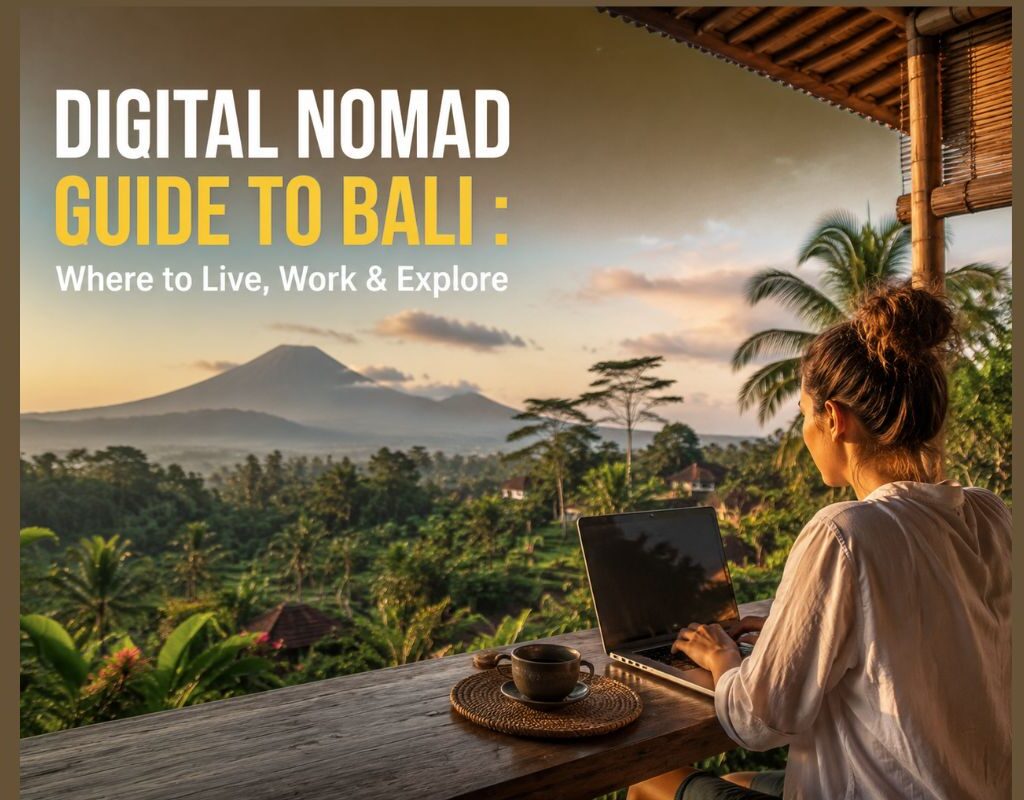 Digital Nomad Guide to Bali : Where to Live, Work & Explore
