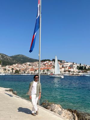 Sam Bhandari exploring Croatia