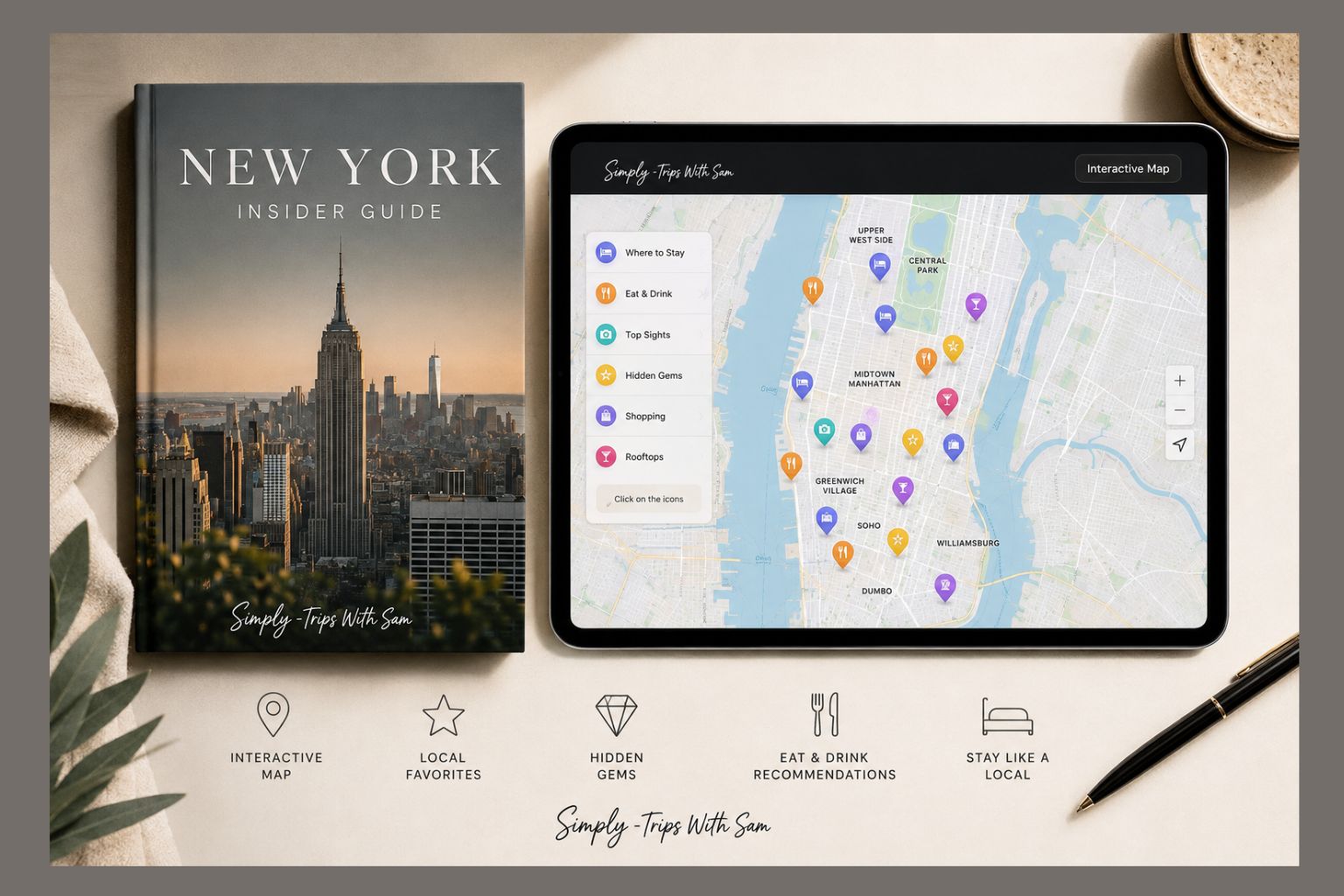 New York Insider Guide + Interactive Map