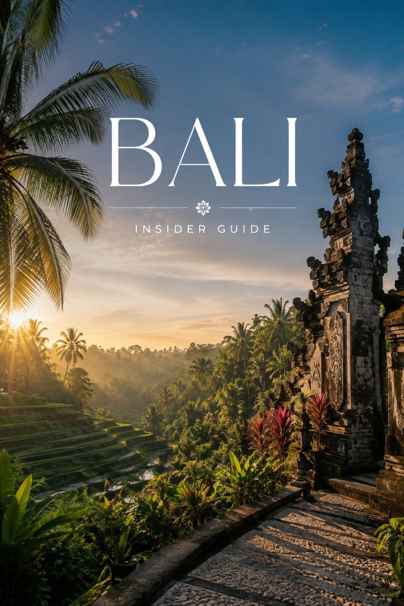 Bali Insider Guide + Interactive Map