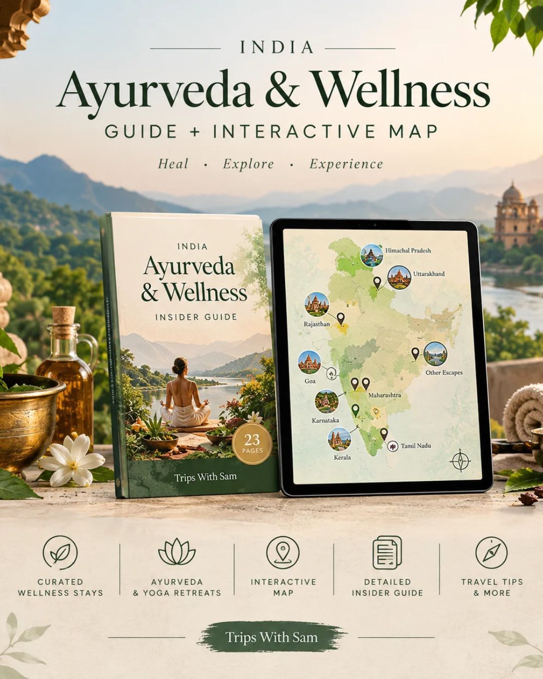 India Ayurveda & Wellness Guide + Interactive Map