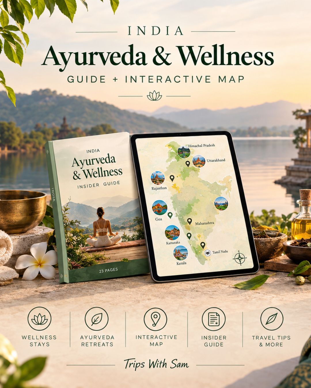 India Ayurveda & Wellness Guide + Interactive Map